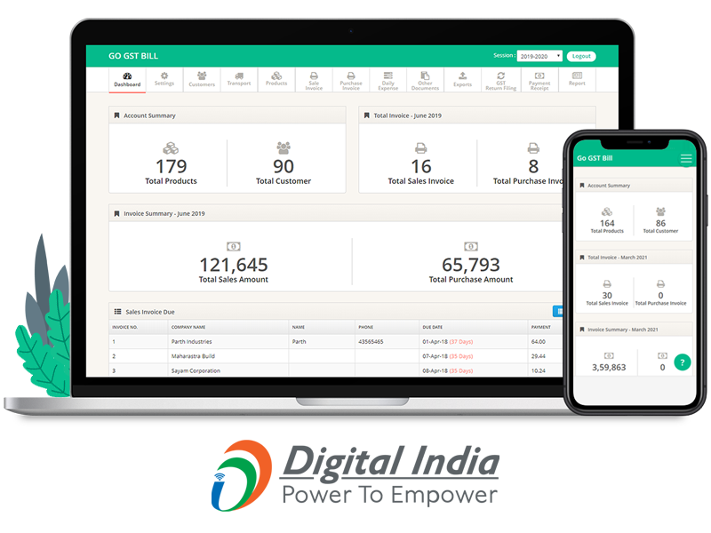 GST billing software demo